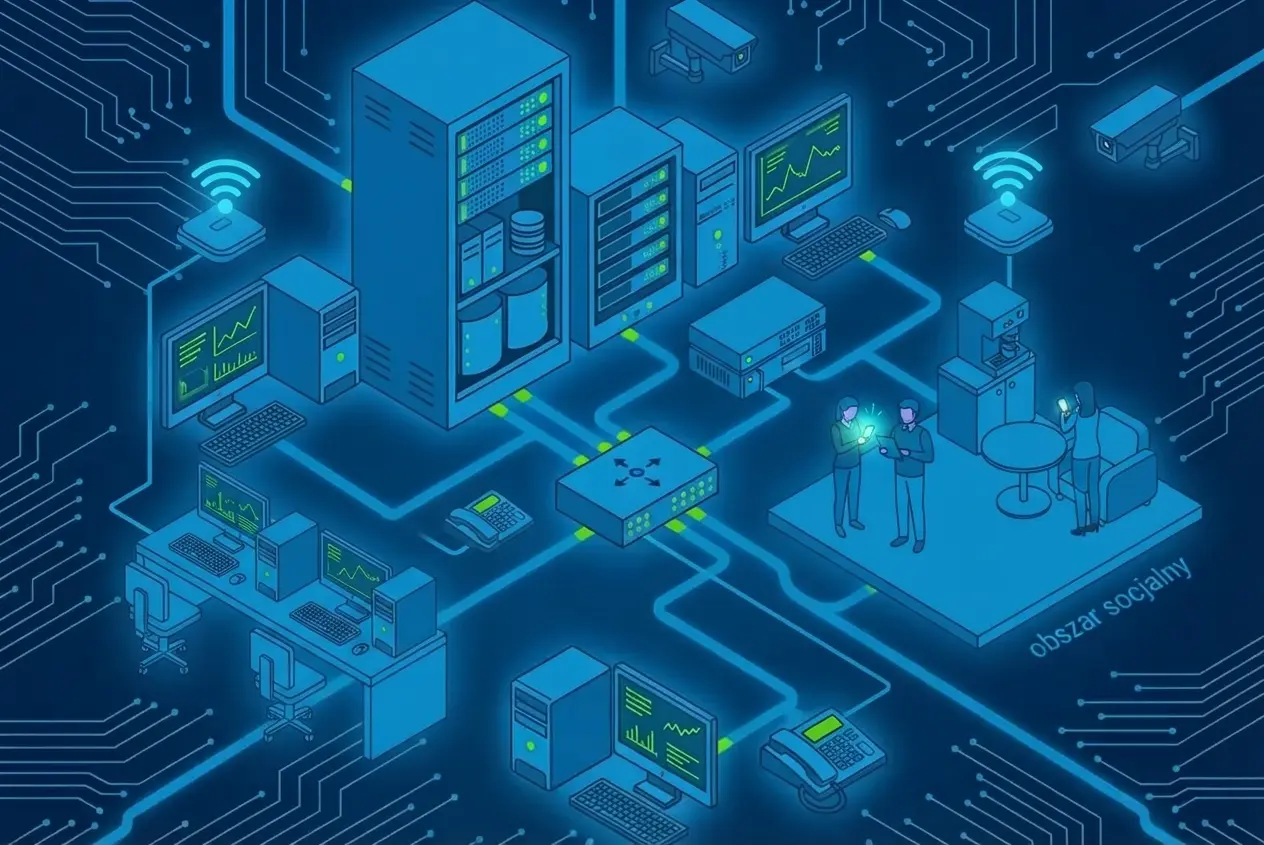 Internet do biura - wifi, smartfony, obszar socjalny